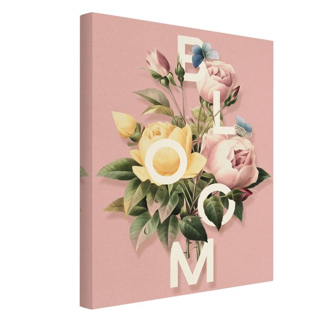schöne Bilder Florale Typografie - Bloom