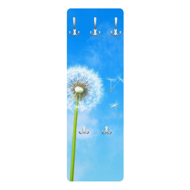 Garderobe Blumen - Flying Seeds - Blau