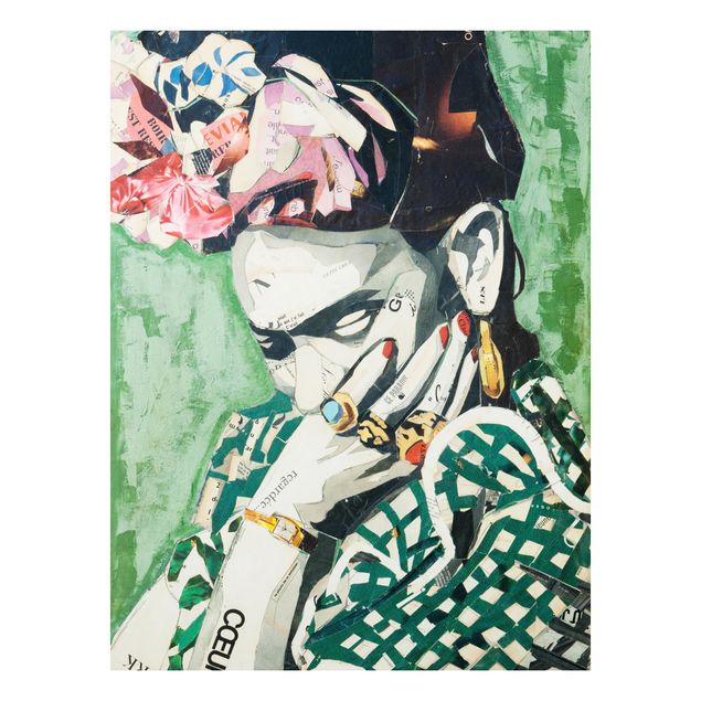 Wandbilder Kunstdrucke Frida Kahlo - Collage No.3