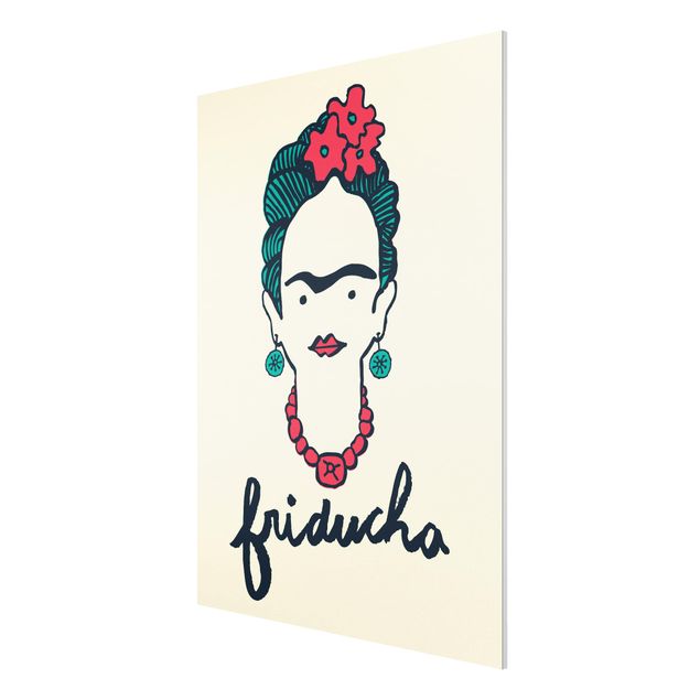 Wandbilder Portrait Frida Kahlo - Friducha