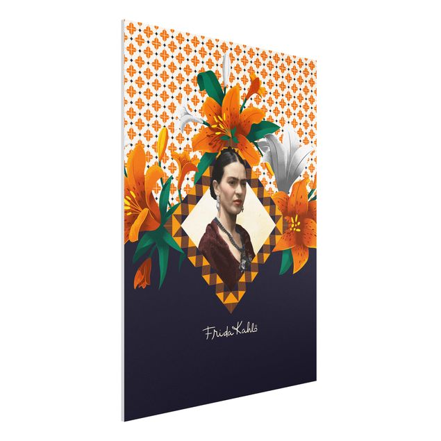 Wanddeko Küche Frida Kahlo - Lilien