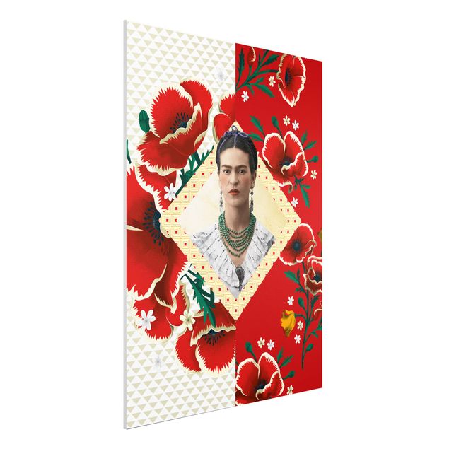 Wandbilder Mohnblumen Frida Kahlo - Mohnblüten