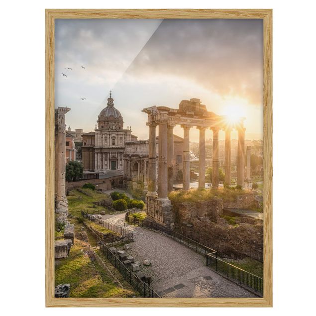 Wandbilder Modern Forum Romanum bei Sonnenaufgang