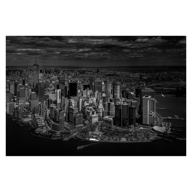 Fototapete New York - Manhattan aus der Luft