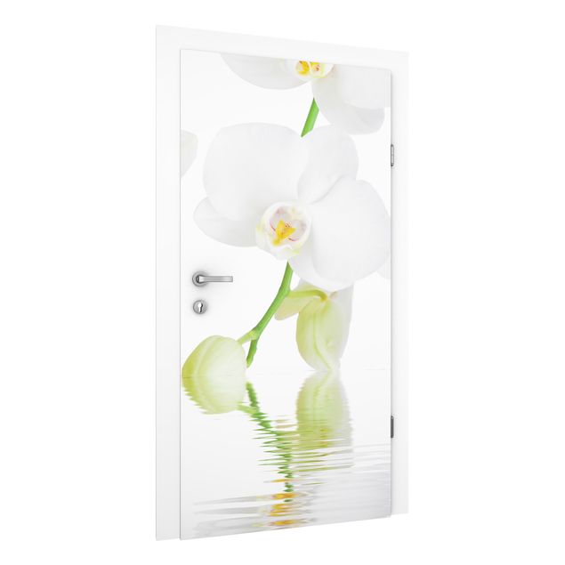Türtapete - Wellness Orchidee