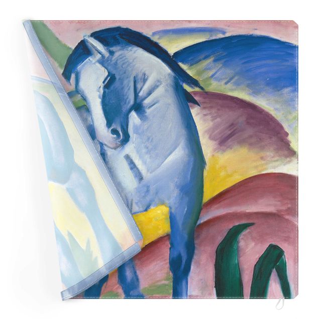 Wandbilder Kunstdrucke Franz Marc - Blaues Pferd