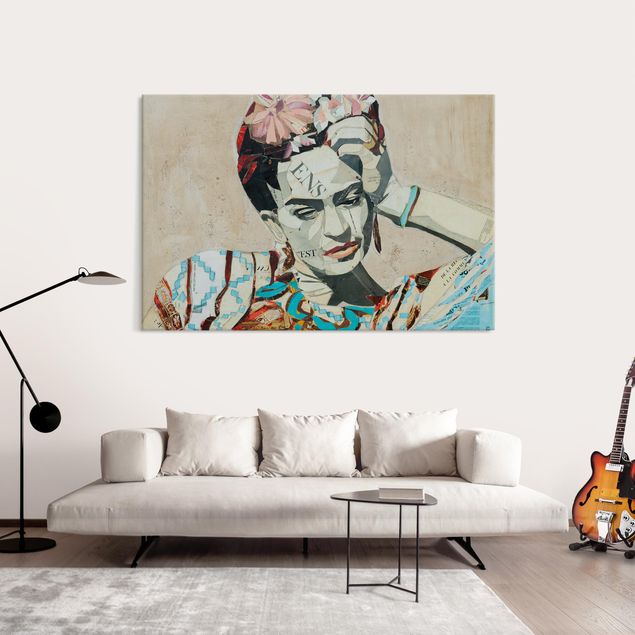 Wandbilder Modern Frida Kahlo - Collage No.1