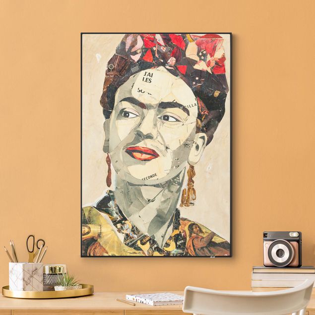 Wandbilder Modern Frida Kahlo - Collage No.2