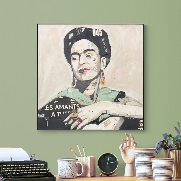 Wandbilder Modern Frida Kahlo - Collage No.4