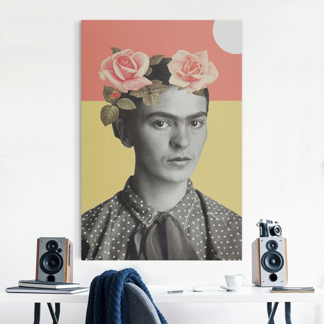 Wanddeko Küche Frida Kahlo - Sonnenuntergang Collage