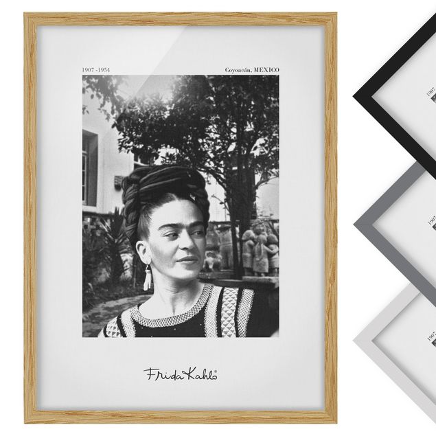 Frida Kahlo Bilder Frida Kahlo Foto Portrait im Garten
