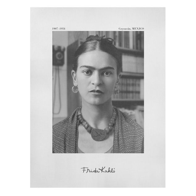 Frida Kahlo Wandbild Frida Kahlo Foto Portrait im Haus