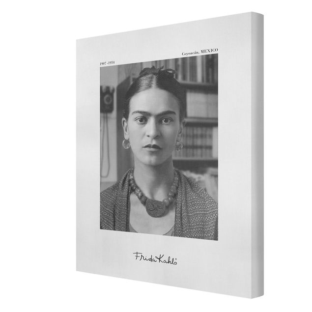 schöne Bilder Frida Kahlo Foto Portrait im Haus
