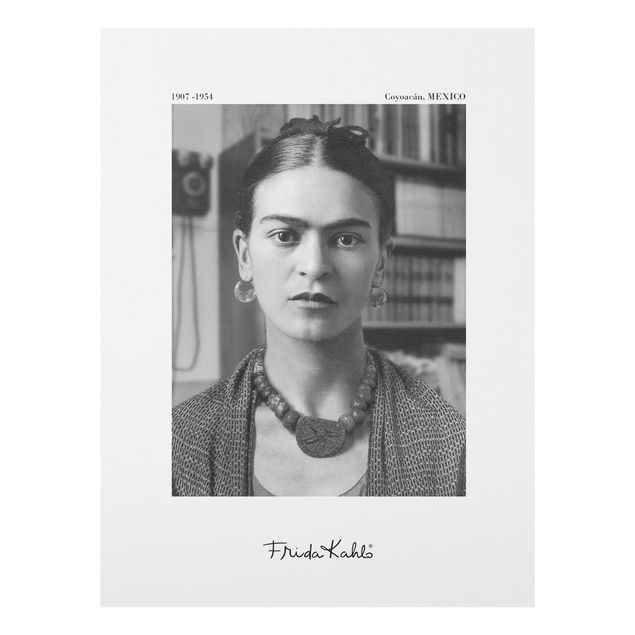 Frida Kahlo Wandbild Frida Kahlo Foto Portrait im Haus