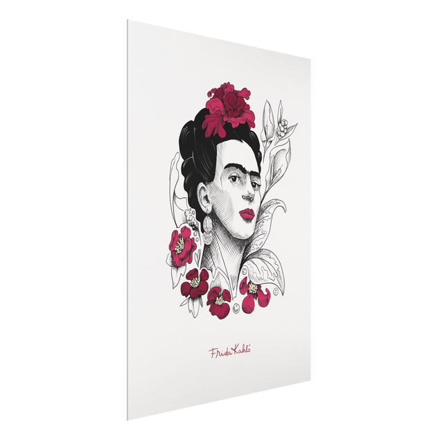 Bilder Frida Kahlo Frida Kahlo Portrait mit Blüten