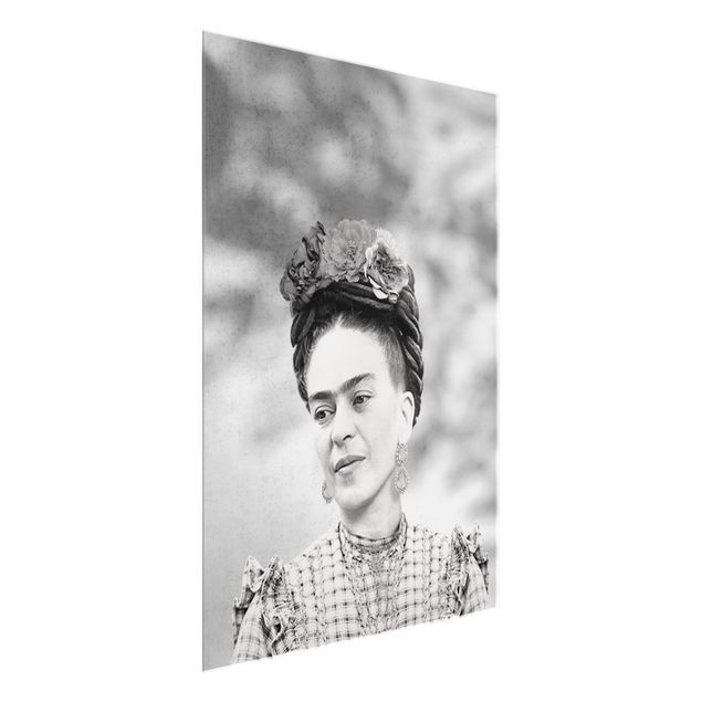 Wandbilder Schwarz-Weiß Frida Kahlo Portrait