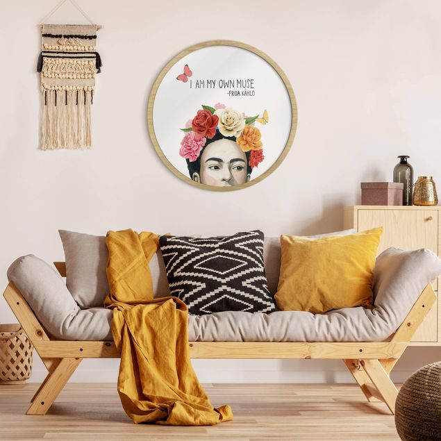 Wandbilder Sprüche Fridas Gedanken - Muse