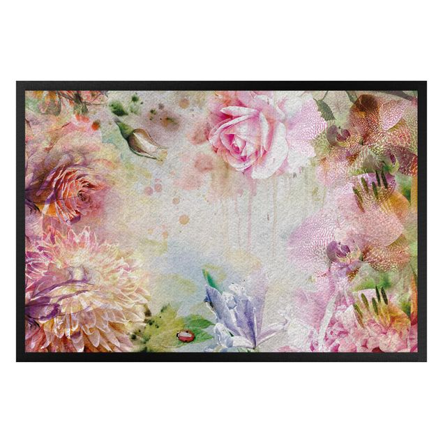 Teppich modern Floral Watercolor