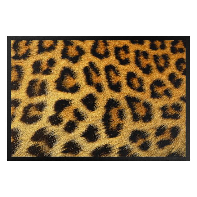 Teppich modern Leopardenfell