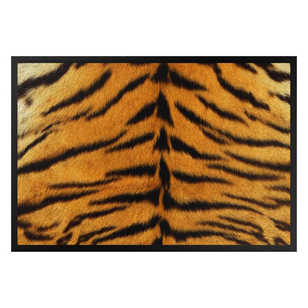 Teppich modern Tigerfell