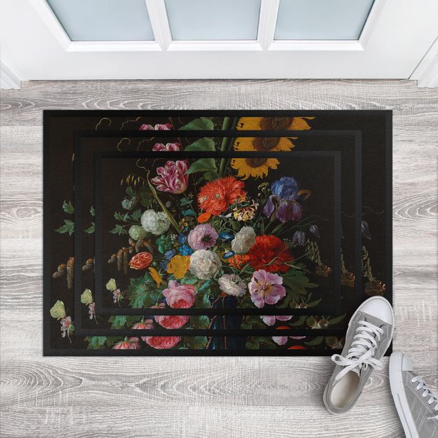 Moderner Teppich Jan Davidsz de Heem - Glasvase mit Blumen