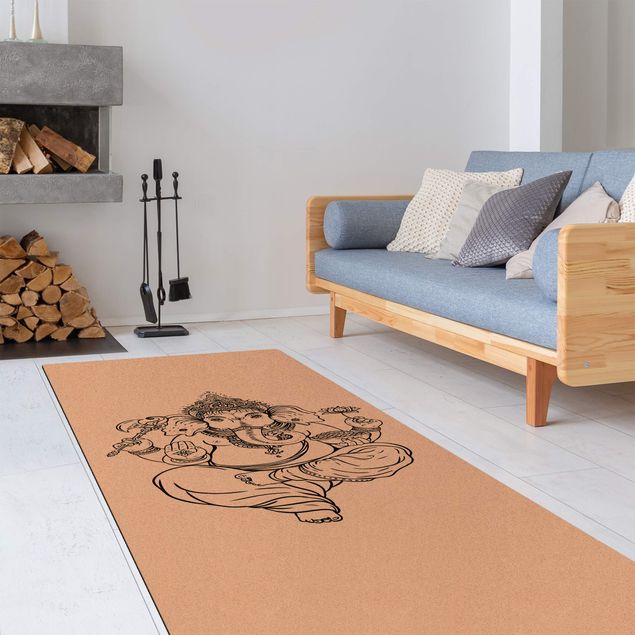 Moderne Teppiche Ganesha