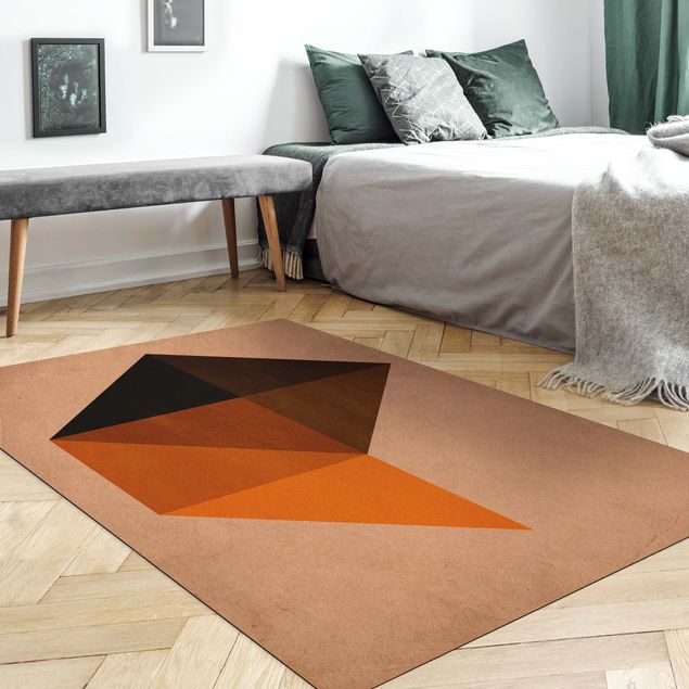 Teppich Esszimmer Geometrisches Trapez