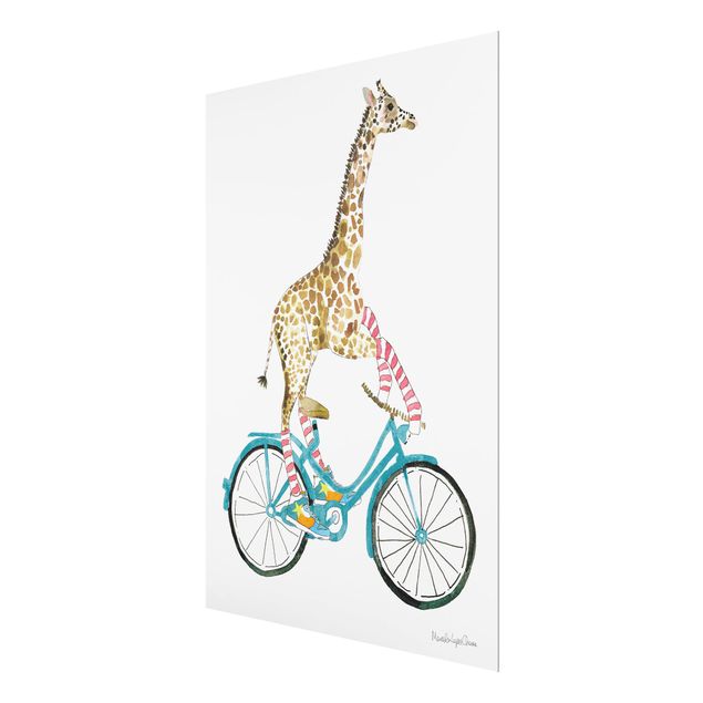 Wandbilder Giraffe auf Freudenfahrt II