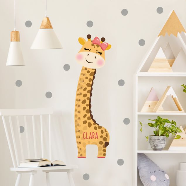 Kinderzimmer Deko Giraffen Mädchen mit Wunschname