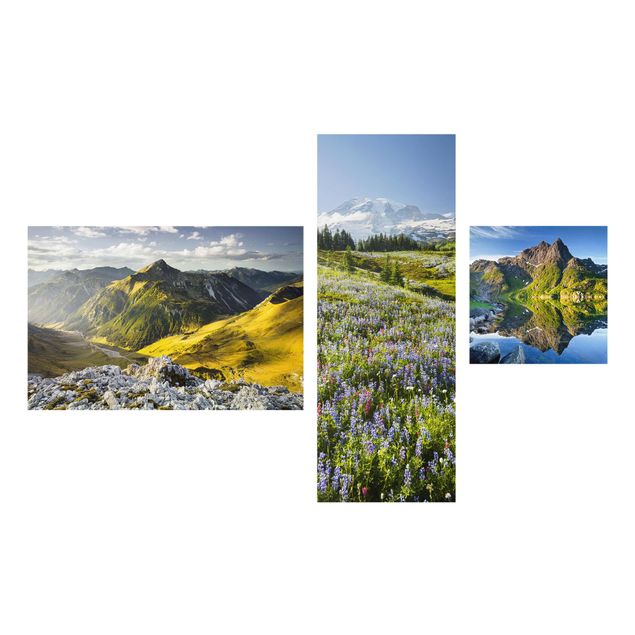 Wandbilder Landschaften Berge in den Alpen