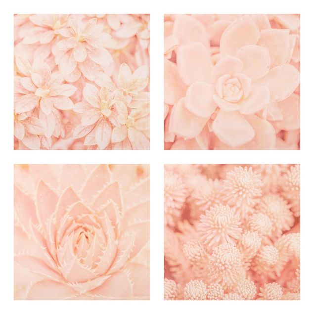Wandbilder Floral Rosa Blütenzauber