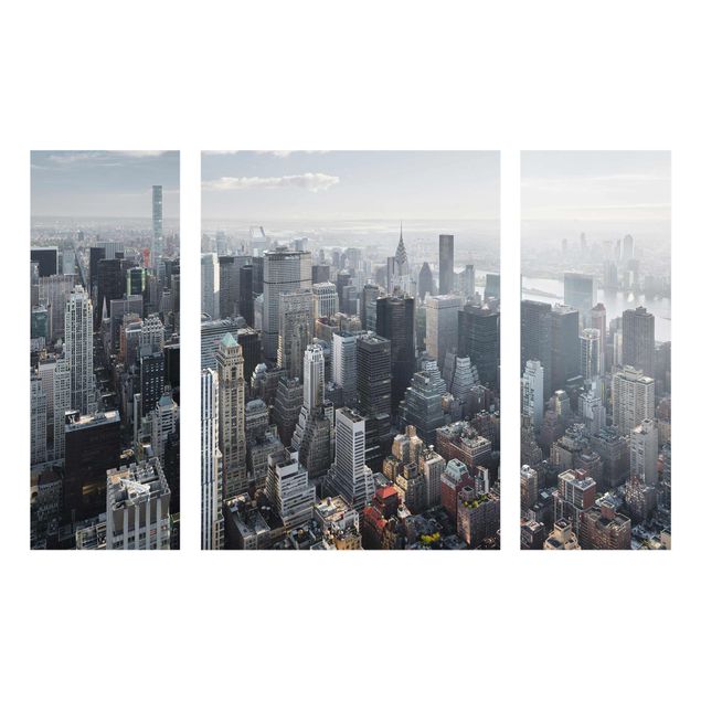Glasbild Skyline Upper Manhattan New York City