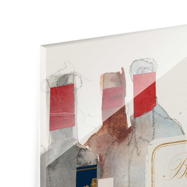 Glasbild mehrteilig - Wein & Spirituosen Set I - 3-teilig