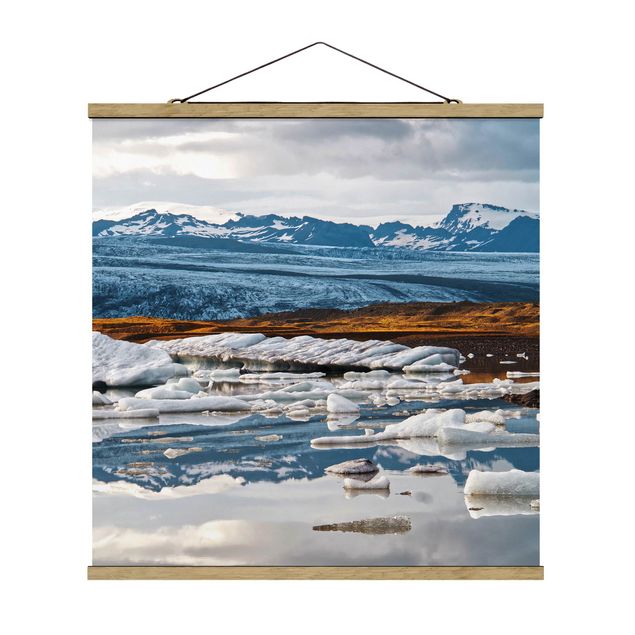 Wandbilder Natur Gletscherlagune