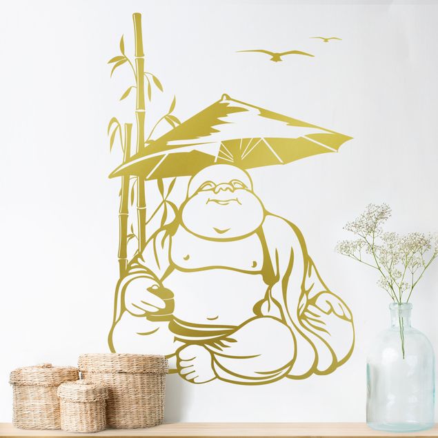 Wanddeko Küche Glücklicher Buddha
