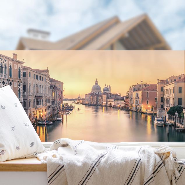 Fensterfolie - Sichtschutz - Goldenes Venedig - Fensterbilder