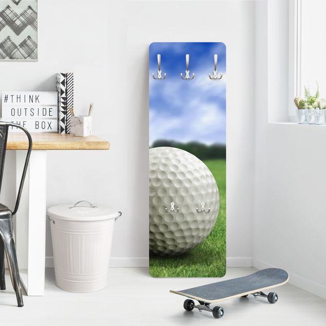 Garderobe mit Motiv Golfball