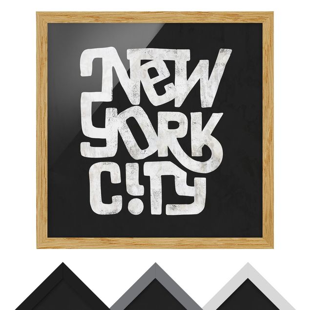 schöne Bilder Graffiti Art Calligraphy New York City Schwarz