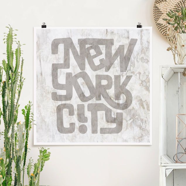 Wandbilder New York Graffiti Art Calligraphy New York City