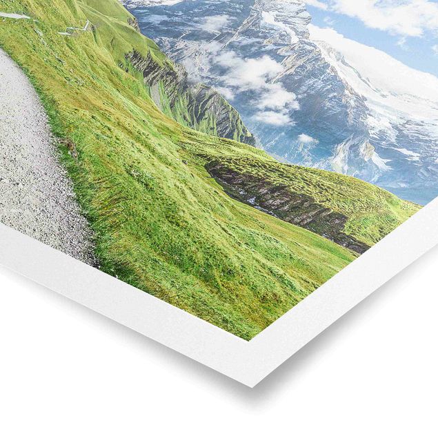 Poster Skylines Grindelwald Panorama