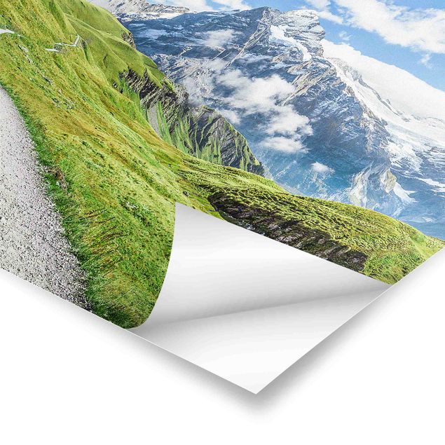 Poster Naturbilder Grindelwald Panorama