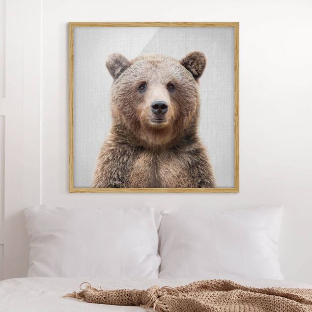 Wandbilder Bären Grizzlybär Gustel