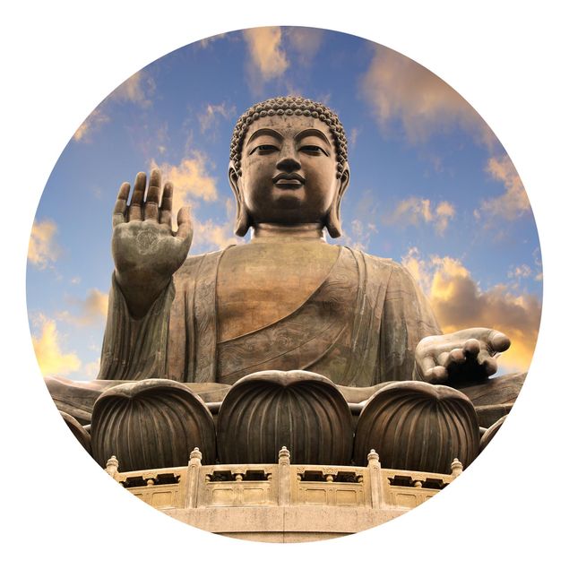 Fototapete beige Großer Buddha