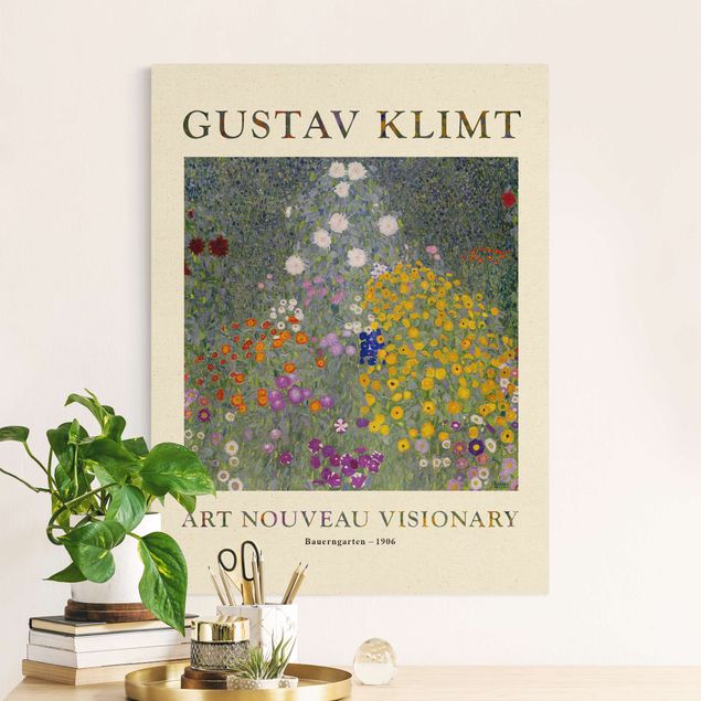 Bilder Art Deco Gustav Klimt - Bauerngarten - Museumsedition