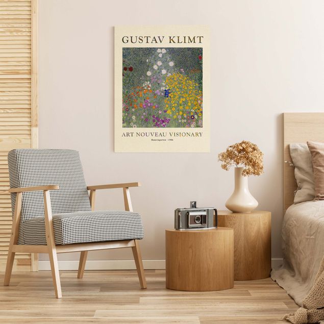 Wandbilder Floral Gustav Klimt - Bauerngarten - Museumsedition