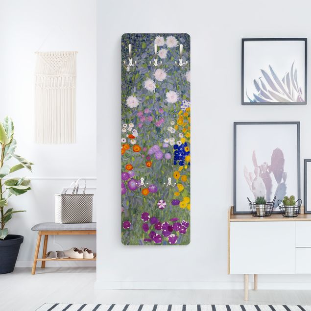 Blumen Garderobe Gustav Klimt - Bauerngarten