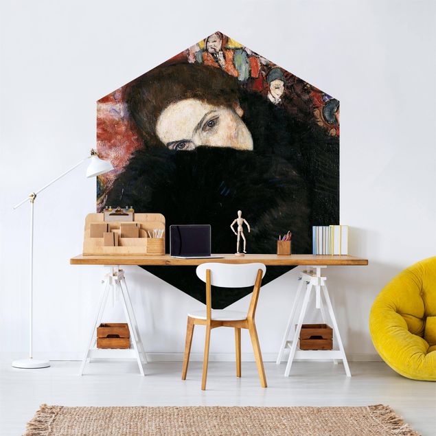 Kunststile Gustav Klimt - Dame mit Muff