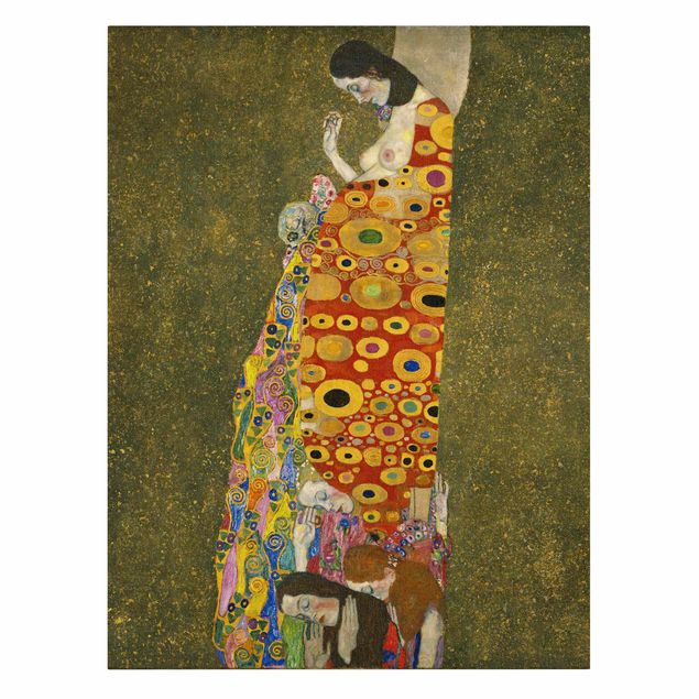 Kunstdrucke auf Leinwand Gustav Klimt - Die Hoffnung II