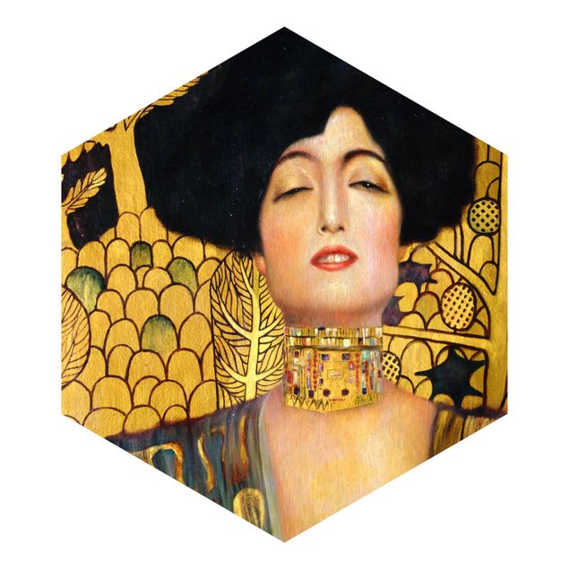 Tapete Hexagon Gustav Klimt - Judith I