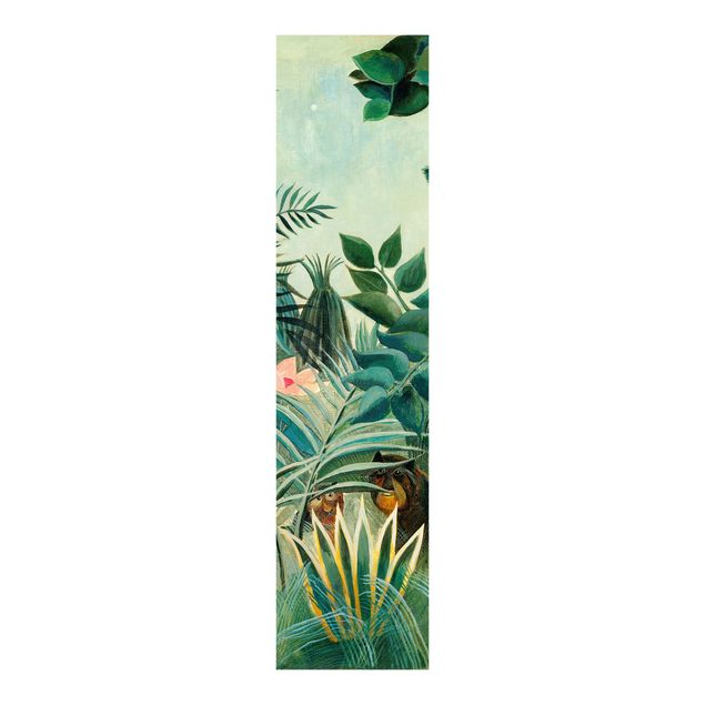 Schiebevorhang Blumen Henri Rousseau - Dschungel am Äquator